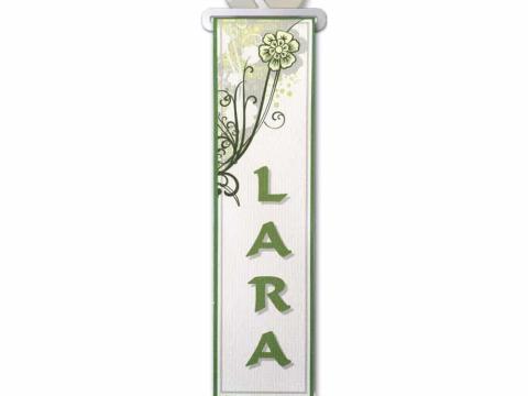 Mini zászló névvel F-L