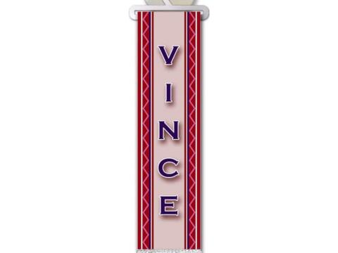 Mini zászló névvel M-Z