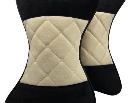 Autós nyakpárna bézs,Párban