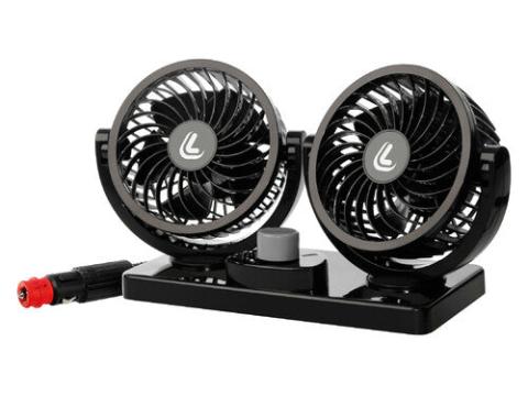 Autó ventilátor duplás Ø 11 cm 24V