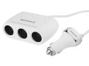 3-as szivargyújtó elosztó 2 USB-vel