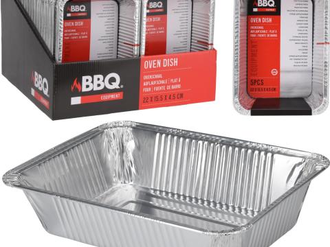 Grilltálca alumínium szett sütéshez 4db