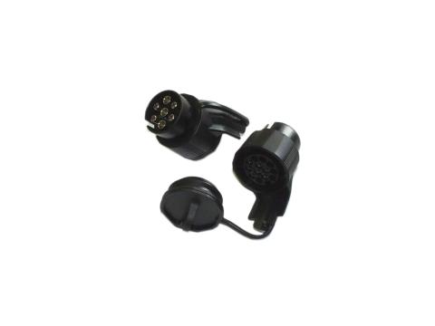 Utánfutó csatlakozó adapter 7-ről 13 pólusra 12V műanyag W