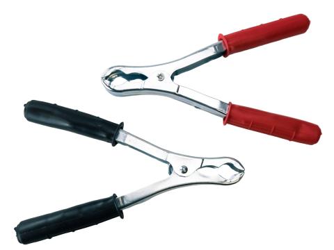 Indítókábel csipesz párban piros/fekete szett Indítókábel csipesz párban piros/fekete szett