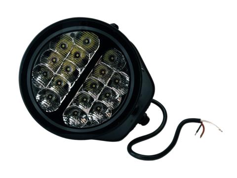 Távfényszóró kör helyzetjelzővel LED-es fehér 80W Távfényszóró kör helyzetjelzővel LED-es fehér 80W