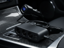 Szivargyújtó elosztó voltmérővel (3+2xUSB) 80W