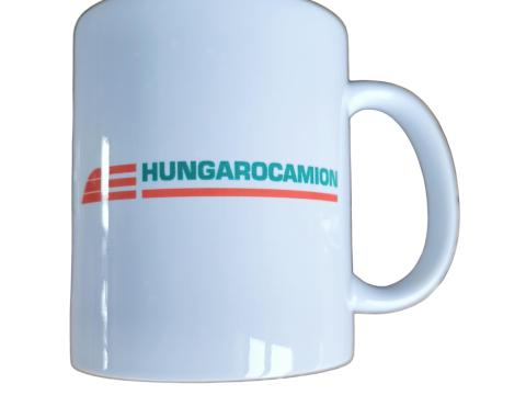 Bögre Hungarocamion logóval fehér 3dl Bögre Hungarocamion logóval fehér 3dl