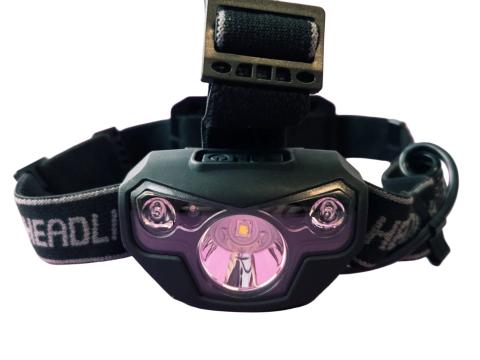 Tölthető led Fejlámpa állítható fókusszal és szenzorral