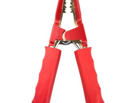 Indítókábel csipesz szigetelt, piros 800A 1db