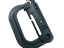 Karabiner műanyag MOLLE, fekete