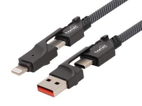 Telefon töltő kábel USB (MULTI 4in1) 66W