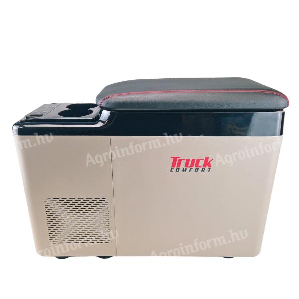 Kompresszoros autós hűtőláda kartámaszos 15L