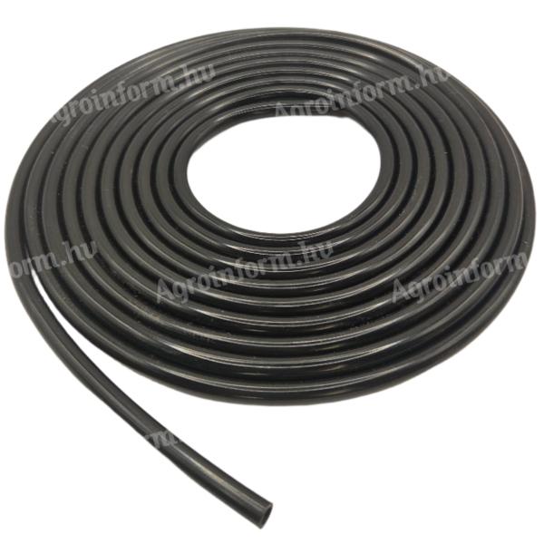 PVC cső 6mm fekete