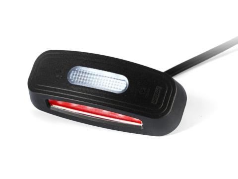 Helyzetjelző lámpa burkolattal LED piros-fehér-sárga FT-039