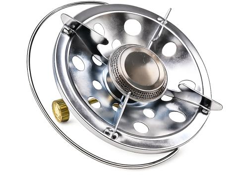 Kemping gázfőző fej 1 égős 2-3kg-os palackra 22cm