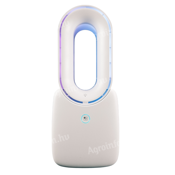Asztali ventilátor USB akkumulátoros, lapát nélküli 1800 mAh