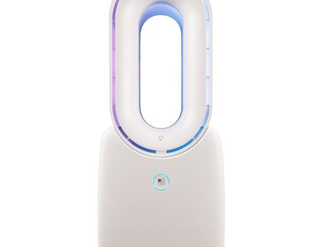 Asztali ventilátor USB akkumulátoros, lapát nélküli 1800 mAh