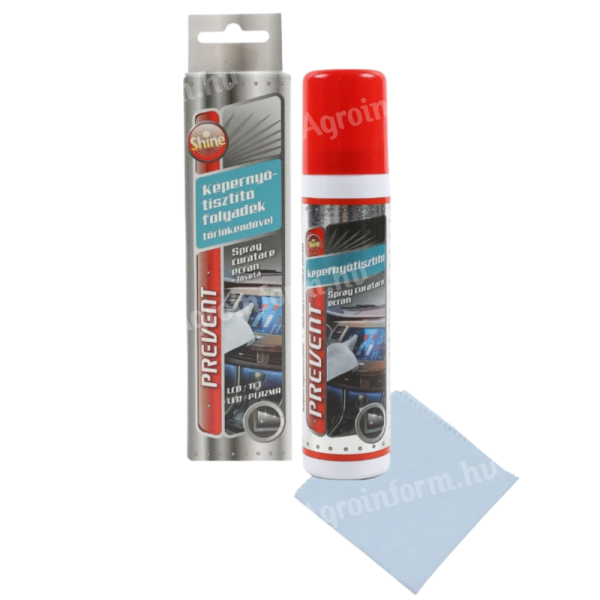Monitor tisztító spray törlőkendővel 75ml