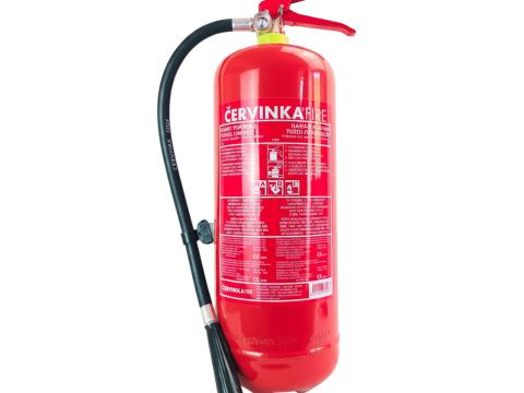 Porral Oltó Tűzoltó készülék 6kg 43A 233B C Manométerrel és Fali Konzollal Porral Oltó Tűzoltó készülék 6kg 43A 233B C Manométerrel és Fali Konzollal
