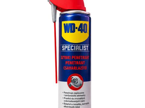 WD40 csavarlazító spray specialist gyorshatású 360°-os szelep fejjel 250ml WD40 csavarlazító spray specialist gyorshatású 360°-os szelep fejjel 250ml