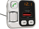 FM Transmitter Bluetooth 45W PD + QC 3.0 autós töltő Kihangosítóval