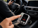 FM Transmitter Bluetooth 45W PD + QC 3.0 autós töltő Kihangosítóval