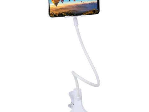 Flexibilis telefontartó csiptetős rögzítéssel 70 cm 360° forgatható