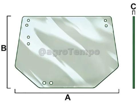 VPM7193 Vapormatic Ajtóüveg 