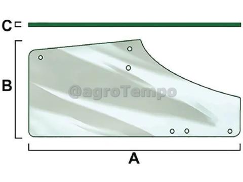VPM7369 Vapormatic Jobb oldali ajtóüveg