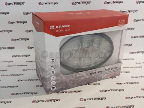 LA10558 Kramp LED munkalámpa, 56 W, 5320 lm, ovális, fehér LA10558 Kramp LED munkalámpa, 56 W, 5320 lm, ovális, fehér