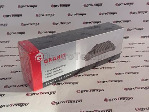 7301351 GRANIT BLACK EDITION Csillag-villás kulcskészlet, 8-19 mm 12 részes 7301351 GRANIT BLACK EDITION Csillag-villás kulcskészlet, 8-19 mm 12 részes