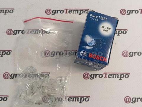 1 987 302 223/10 BOSCH Izzó W2W 12V 2W W2,1X9,5D 10db/csomag 1 987 302 223/10 BOSCH Izzó W2W 12V 2W W2,1X9,5D 10db/csomag