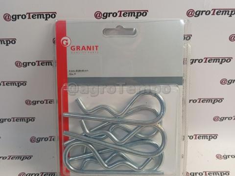 4990076 GRANIT Rugós biztosítószegek készletben 5 db 6mm 4990076 GRANIT Rugós biztosítószegek készletben 5 db 6mm