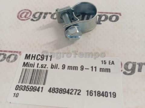 MHC911 KRAMP Mini tömlőszorító bilincs 9 mm 9-11 mm MHC911 KRAMP Mini tömlőszorító bilincs 9 mm 9-11 mm