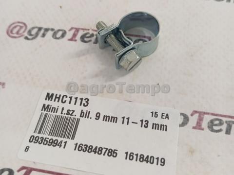 MHC1113 KRAMP Mini tömlőszorító bilincs 9 mm 11-13 mm MHC1113 KRAMP Mini tömlőszorító bilincs 9 mm 11-13 mm