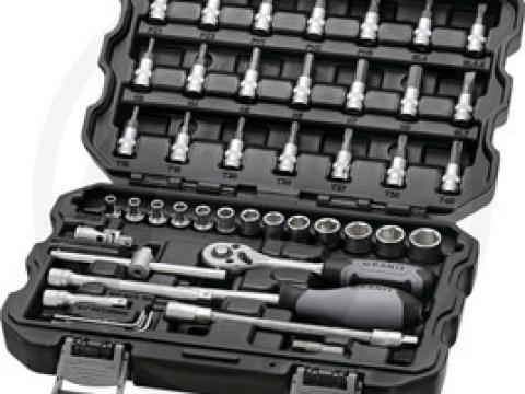 7301004 GRANIT BLACK EDITION Dugókulcskészlet 1/4" - 45 db, metrikus 7301004 GRANIT BLACK EDITION Dugókulcskészlet 1/4" - 45 db, metrikus