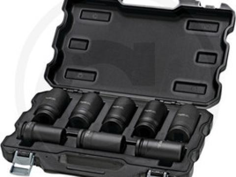 7301009 GRANIT BLACK EDITION 3/4" hatszög gépi dugókulcskészlet - 8 részes 7301009 GRANIT BLACK EDITION 3/4" hatszög gépi dugókulcskészlet - 8 részes