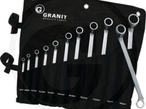 7301349 GRANIT BLACK EDITION Készlet kettős csillagkulcsok, 6-32 mm - 11 részes 7301349 GRANIT BLACK EDITION Készlet kettős csillagkulcsok, 6-32 mm - 11 részes