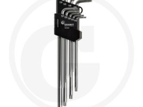 7301653 GRANIT BLACK EDITION 9 részes torxkulcskészlet - 9-tlg. 7301653 GRANIT BLACK EDITION 9 részes torxkulcskészlet - 9-tlg.