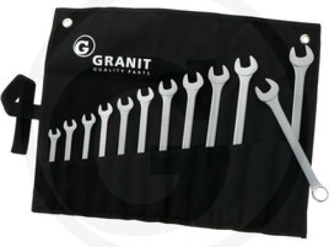 7304001 GRANIT BLACK EDITION Csillag-villás kulcskészlet - 11 részes, colos méretezésű 7304001 GRANIT BLACK EDITION Csillag-villás kulcskészlet - 11 részes, colos méretezésű