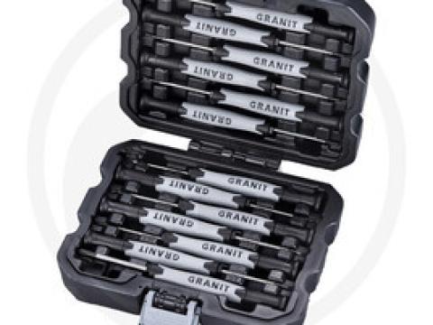 11031397 GRANIT BLACK EDITION Finommechanikai csavarhúzókészlet - 13 részes 11031397 GRANIT BLACK EDITION Finommechanikai csavarhúzókészlet - 13 részes