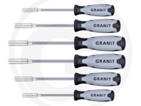 11157701 GRANIT BLACK EDITION Csavarhúzókészlet, hatlapú - 6 részes 11157701 GRANIT BLACK EDITION Csavarhúzókészlet, hatlapú - 6 részes