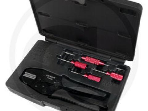 11990336 GRANIT BLACK EDITION Krimpelőfogó-készlet 5 részes 11990336 GRANIT BLACK EDITION Krimpelőfogó-készlet 5 részes