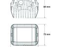 725697 Luminex LED Munkalámpa - 2880 Lumen, 9-33V + 0,35 m kábel