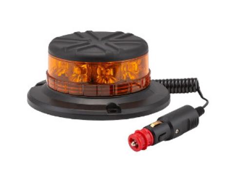 726209 Luminex LED bacons mágneses tartó, 9-33V + 2 M spirálkábellel