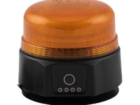 729911 Luminex LED sárga villogó, mágneses, újratölthető, 9-33V