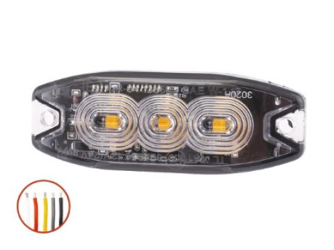 727473 Luminex 3x LED FIGYELMEZTETŐ LÁMPA borostyán, 12-24V + 0,15 M KÁBEL 727473 Luminex 3x LED FIGYELMEZTETŐ LÁMPA borostyán, 12-24V + 0,15 M KÁBEL