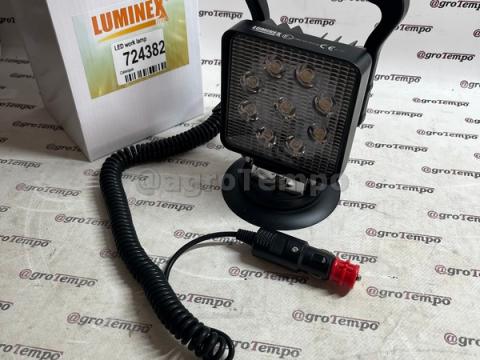 724382 Luminex LED Munkalámpa, mágneses alap - 1600 LUMEN, 12-24V + 3 m kábel