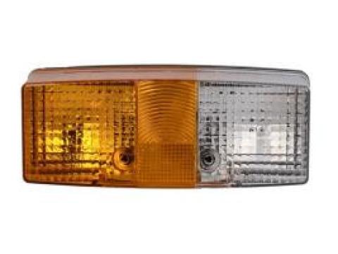 2BE003184061 Hella Villogó szélességjelző lámpa jobb oldali, csavaros rögzítés, téglalap, R5W/P21W, 12 V, IP5K9K