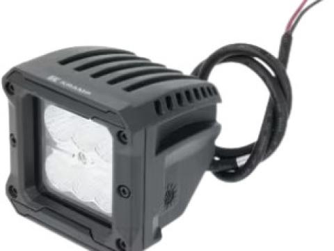 LA10092 KRAMP LED-es munkalámpa, 18 W, 1620 lm, négyzet, 10-30 V, 81x76x78 mm, fényvető